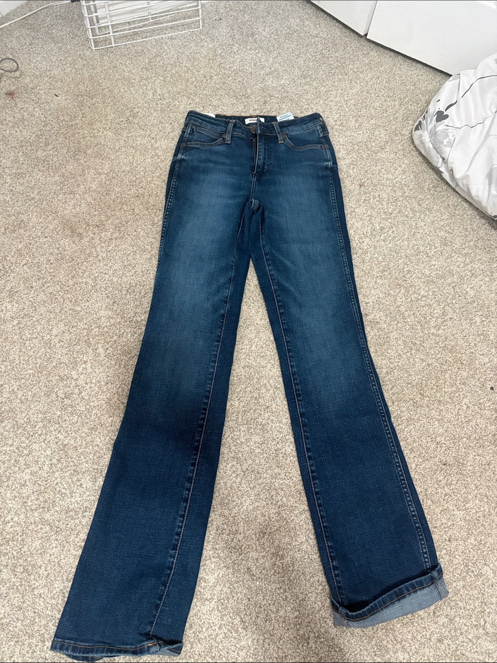 Wrangler Women's Dark Blue Boot-Cut Jeans